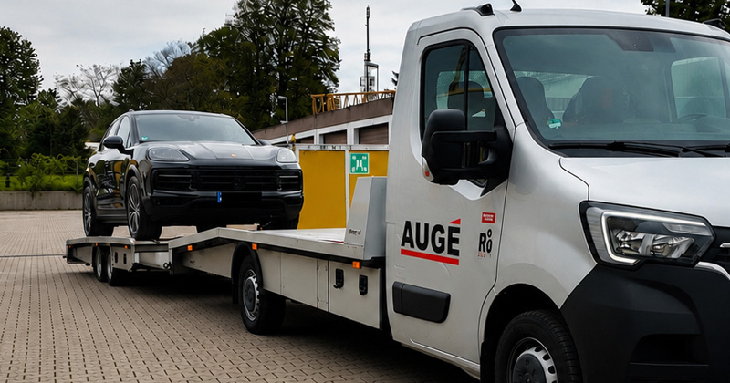 Transport teures Auto